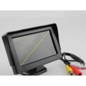 4.3 Inch Rearview Mirror Monitor - Button Control, 4:3 Ratio, 480x234