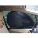 Car Styling 2pcs Car Sun Shade Side WindowVisor Protection Cover Auto Mesh Sunscreen Car Square electrostatic curtain (two pie
