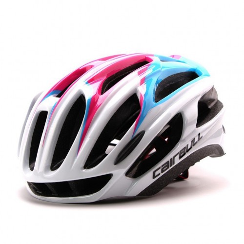Ultralight Racing Cycling Helmet with Sunglasses Intergrally molded MTB Bicycle Helmet Mountain Road Bike Helmet Pink_M (54-58C