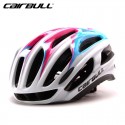 Ultralight Racing Cycling Helmet with Sunglasses Intergrally molded MTB Bicycle Helmet Mountain Road Bike Helmet Silver red_M (