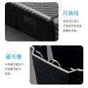 Car Storage Box Carbon Fiber Lines Stowing Tidying Multi-function car Organizer Storage Boxes Bag Container Phone Holder large