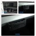 Car Storage Box Carbon Fiber Lines Stowing Tidying Multi-function car Organizer Storage Boxes Bag Container Phone Holder small