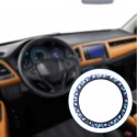 Car Steering Wheel Covers Antiskid Stretch-on Cute Blue Printing Universal 36cm-40cm Car Steering Wheel Cover blue
