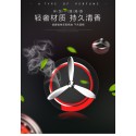 Solar Car Air Fresher Incense Aromatherapy Perfume Fragrance Ornament Red + black