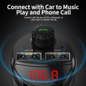 Car Charger FM Transmitter Bluetooth Car Audio MP3 Player TF Card Car Kit Dual USB Car Phone Charger As shown