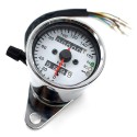 Motorcycle Odometer Speedometer Tachometer Speedo Meter LED For Honda Cafe Racer plating