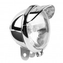12v Universal Chrome Color ABS Motorcycle Fog Lights Headlight Lamp 1