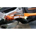 For KTM Duke/RC 125 200 390 CNC Billet Brake Pedal & Gear Shift Lever Orange