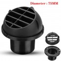 Warm Air Vent Outlet Dashboard AC Heater Air Vent Duct Air Vent Outlet 60mm 75mm