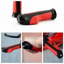 7/8" 22mm Motorcycle Refit Accessories Saving Labor Handlebar Rubber Sleeve with Clip gray