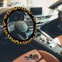 6PCS Sunflower Steering Wheel Cover Sunflowers KeyringCar Vent Seat Belt Cover
