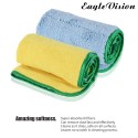 Car Clean Towels Car Care Polishing Wash Towels Plush Microfiber Washing Drying Car Cleaning Cloth Grey-green