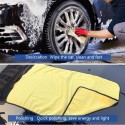 Car Clean Towels Car Cleaning Cloth Plush Microfiber Washing Drying Car Care Polishing Wash Towels Golden_92X56cm
