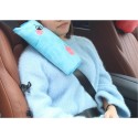 Car Headrest Seatbelt Cushion Neck Pillow Auto Elevator Mat Shoulder Pad Pillow Vehicle Seatbelt Strap Harness Head Pad Cover p