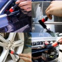 10pcs Detailing Brush Set Fiber Plastic Handle Automotive Detail Brushes for Car Cleaning