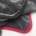 Microfiber Twist Car Wash Towel Professional Car Cleaning Drying Cloth Towels for Cars Washing Red_60 * 90CM