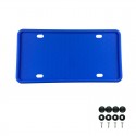 Silicone License Plate Frame License Plate Frames Holders with Drainage Holes for American Car Licenses yellow