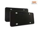 Silicone License Plate Frame License Plate Frames Holders with Drainage Holes for American Car Licenses black