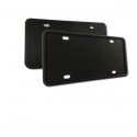 Silicone License Plate Frame License Plate Frames Holders with Drainage Holes for American Car Licenses black