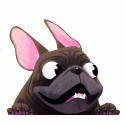 3D Unique Car Styling Funny Puppy Cartoon Car Sticker Colorful Window Body Vinyl Sticker Decal A