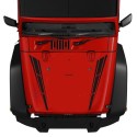 2pcs Car Racing Sport Stripe 4.5 '' x 31.5 '' Cover Vinyl Decals Graphics Truck Bonnet stickers black