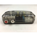 12V TD-22 Auto Car Audio Converter Stereo High to Low Frequency Line Speaker Level Adapter Transparent black_TD-22