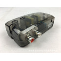 12V TD-22 Auto Car Audio Converter Stereo High to Low Frequency Line Speaker Level Adapter Transparent black_TD-22