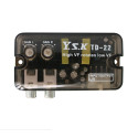 12V TD-22 Auto Car Audio Converter Stereo High to Low Frequency Line Speaker Level Adapter Transparent black_TD-22