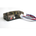 12V TD-22 Auto Car Audio Converter Stereo High to Low Frequency Line Speaker Level Adapter Transparent black_TD-22