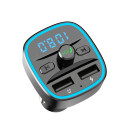 Car MP3 Music Player Bluetooth 5.0 Receiver FM Transmitter Dual USB Car Charger U Disk / TF Card Lossless Music Player As shown