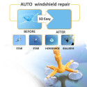Cracked Glass Repair Kit Windshield Glass Scratch Kits DIY Car Window Tools yellow