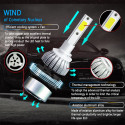 1PC Universal High Power Auto Bulbs C6 Car LED Headlights - 6000K - White Light 6000K-white_H11/H8/H9