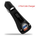 QC3.0 USB Car Charger Mobile Phone Fast Car-Charging Universal Adapter for iphone samsung Huawei Xiaomi Car Charger black