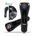 QC3.0 USB Car Charger Mobile Phone Fast Car-Charging Universal Adapter for iphone samsung Huawei Xiaomi Car Charger black