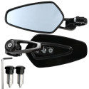 1 Pair Motorcycle Handle Bar End Side Mirror Rearview Rear View for MSX125 Gold