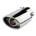 63mm Inlet Diameter Stainless Steel Car Exhaust Muffler Pipe Modified Tail Throat A146
