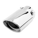 63mm Inlet Diameter Stainless Steel Car Exhaust Muffler Pipe Modified Tail Throat A146