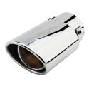 63mm Inlet Diameter Stainless Steel Car Exhaust Muffler Pipe Modified Tail Throat A146