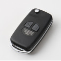 Folding Remote Key Case Shell for SUZUKI JIMNY SX4 Swift 2 Button Flip with Button Pad black