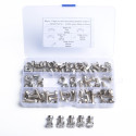 50pcs/Box Hardware Cage Nuts M6 + Mounting Screws M6*20 As shown