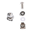 50pcs/Box Hardware Cage Nuts M6 + Mounting Screws M6*20 As shown