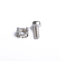 50pcs/Box Hardware Cage Nuts M6 + Mounting Screws M6*20 As shown