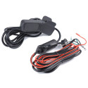 12-24V General ATV/UTV Winch Cable Remote Control Switch black