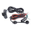 12-24V General ATV/UTV Winch Cable Remote Control Switch black