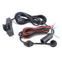 12-24V General ATV/UTV Winch Cable Remote Control Switch black