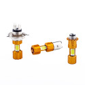 Motorbike H4 18W LED 3 COB Motorcycle Headlight Bulb Beam Light HM6 BA20D H4-COB-3 surface