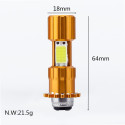 Motorbike H4 18W LED 3 COB Motorcycle Headlight Bulb Beam Light HM6 BA20D H4-COB-3 surface