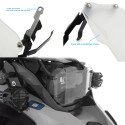 For BMW R1200GS ADV Adventure 13-16 Headlight Protector Guard Lense Cover Transparent