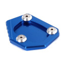 Professional Aluminum Motorcycle Kickstand Side Stand Extension Pad Plate Cover for Honda CB400 NC700 CB250F red
