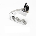 CNC Motorcycle Handlebar Lock Brake Lever Throttle Grip Security Lock Anti Theft Protection Gold
